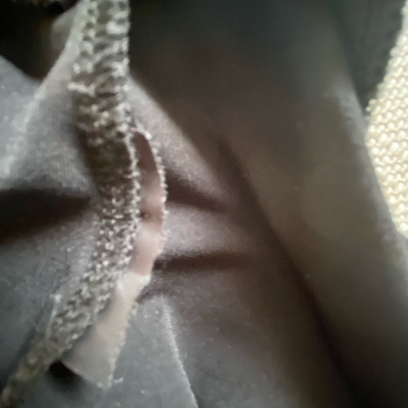 Sympli Black Lace Hem Stretch Elastic Waist Leggings - Sz- 8 (M) - Picture 10 of 13